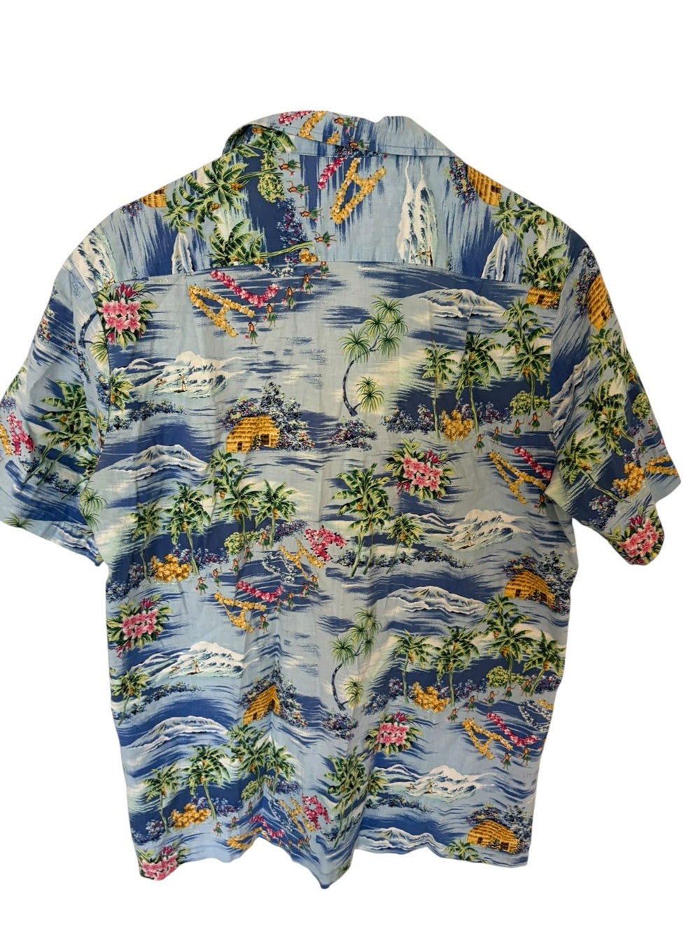 RJC Light Blue Tropical Floral Camp Shirt - Men - Picture 2 of 8